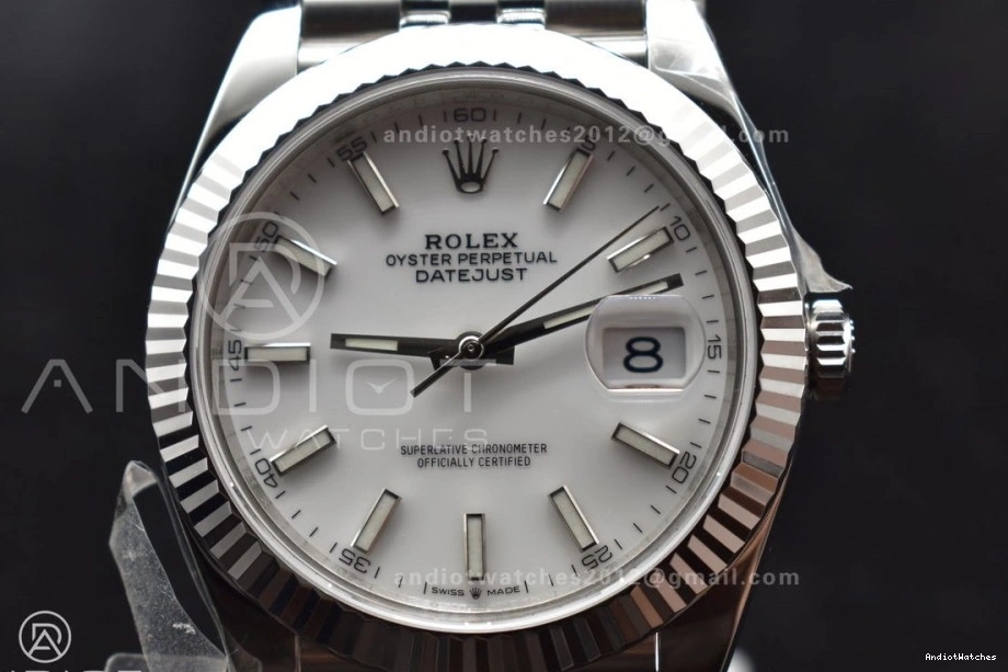 Supportive A 649 Dial Bracelet Edition Steel SS 41 Stick 904L 1:1 Datejust WF SS Jubilee Best on White 0217